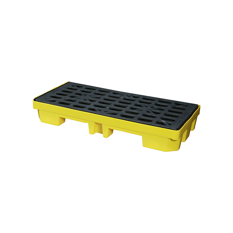 Plataforma de recogida de fugas de polietileno empalmado