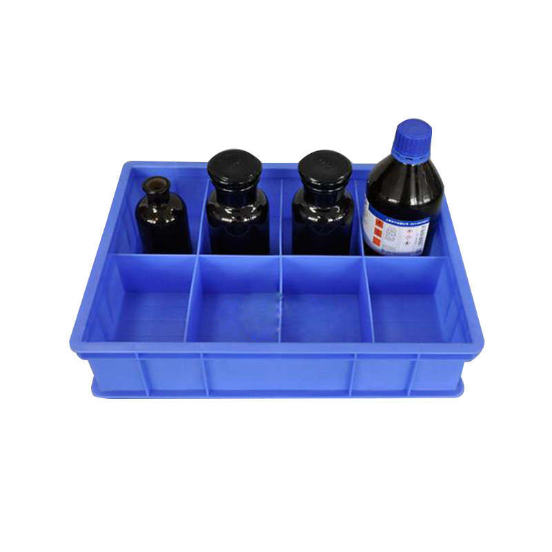 Caja separadora de plástico para botellas de reactivo